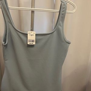 Pale blue tank top